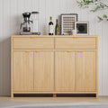 The Haven Fluted Bar Cabinet - 55 Inch
