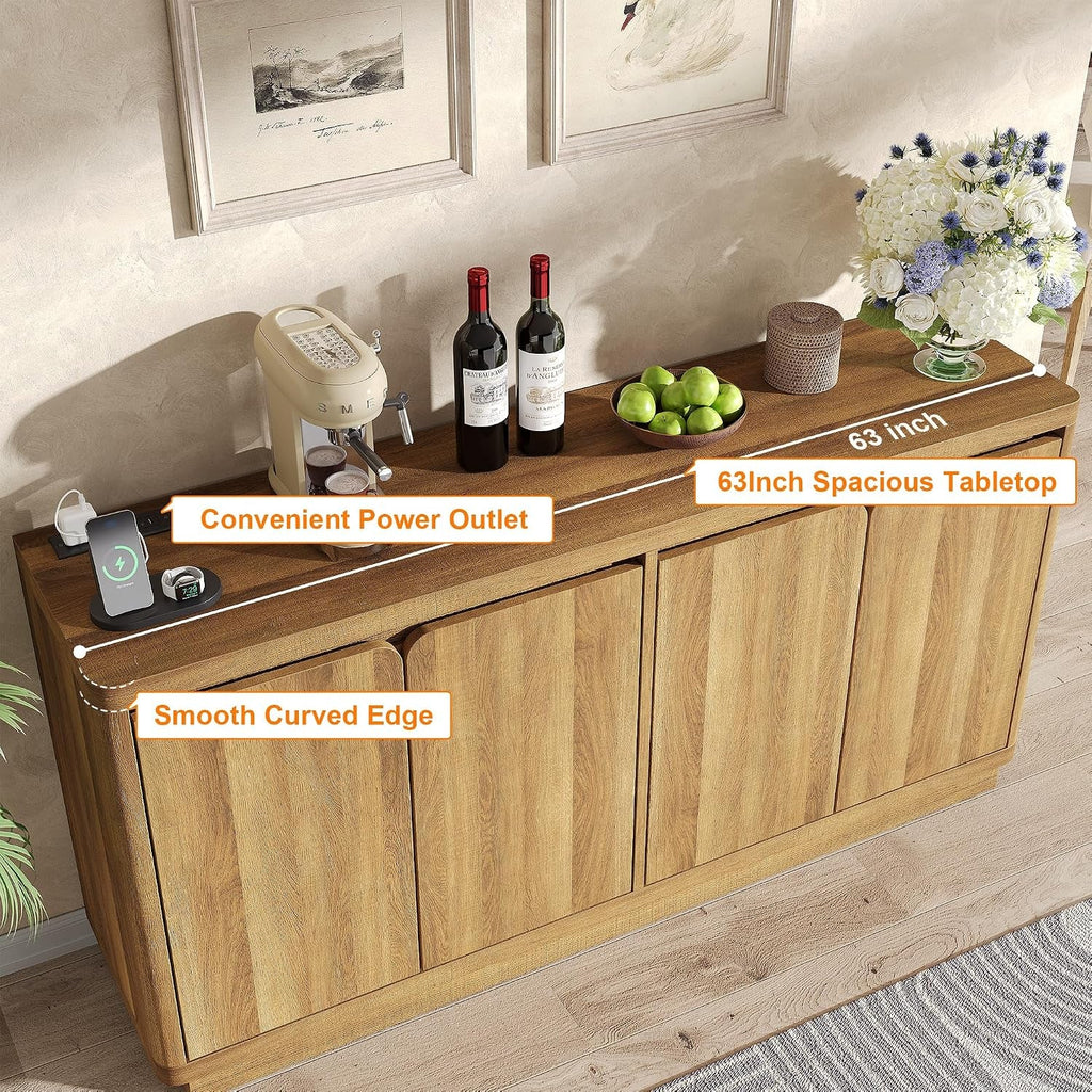 The Nara Credenza - 63 Inch