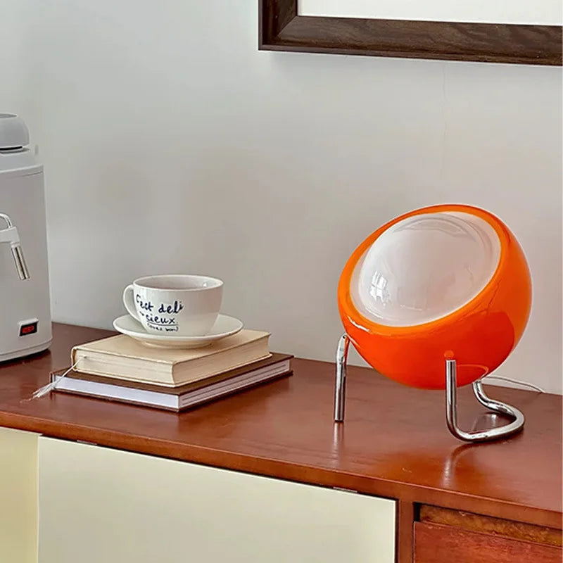 Sputnik Bi-Color Glass Globe Table Lamp