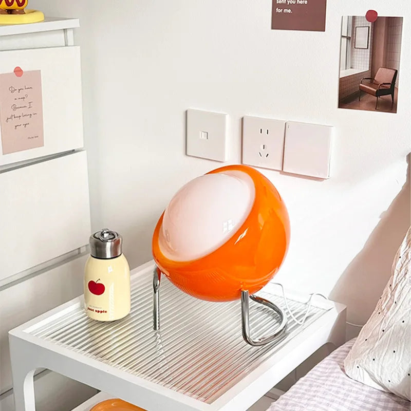 Sputnik Bi-Color Glass Globe Table Lamp